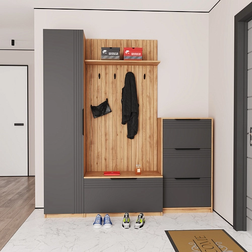 Прихожая Астрис-3 Графит - фото 1