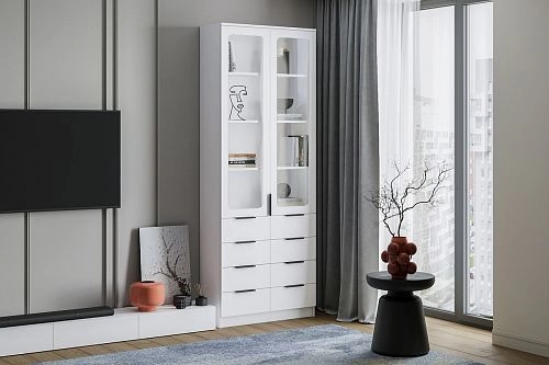 Шкаф для книг Модена 2.6 - фото 1