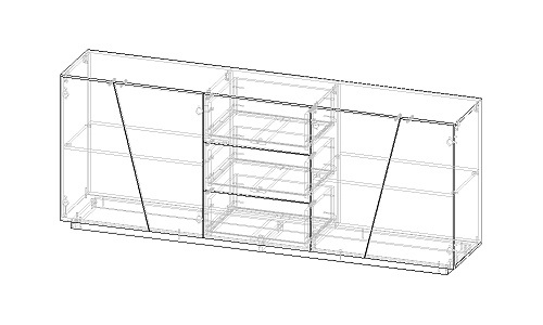 Комод Вега-220 МДФ - фото 2