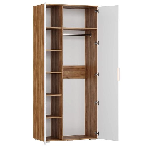 Шкаф распашной Асти-2 Белый - фото 4