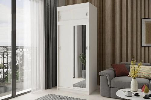 Шкаф-купе Миллениум-2 с антресолью - фото 1