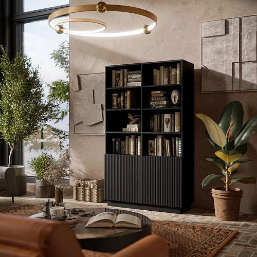 Стеллаж Терни-1 Черный - фото 1