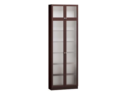 Шкаф Библиотека Билли-20 Хит Венге Цаво с антресолью - фото 2