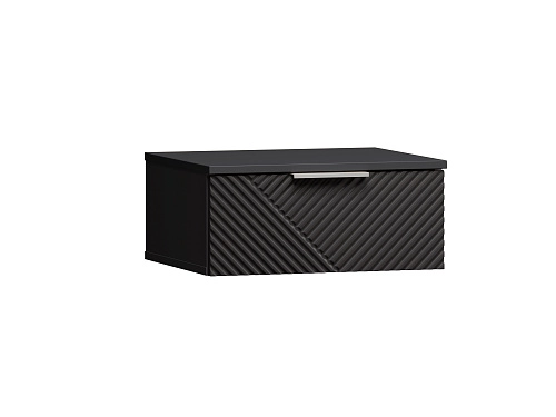 Тумба прикроватная подвесная Салерно NEW 1 Черный - фото 2