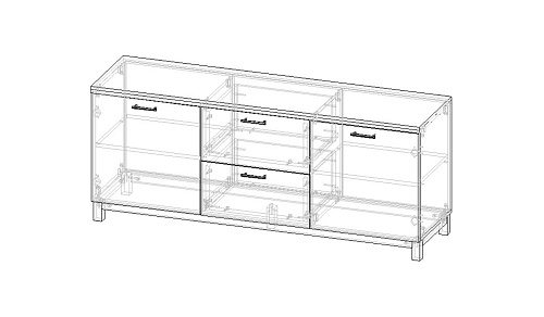 ТВ тумба Техас-2 МДФ - фото 3