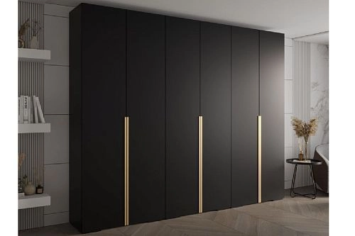 Шкаф распашной Мори-14 Черный - фото 1