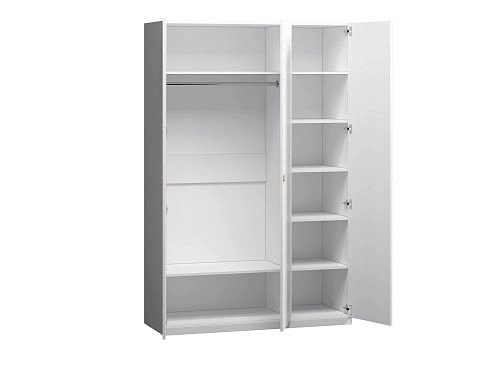 Шкаф распашной Скарабей-3 Белый - фото 7