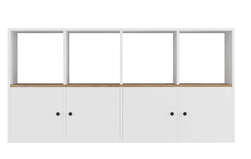 Стеллаж Оренсе-8 Белый - фото 3