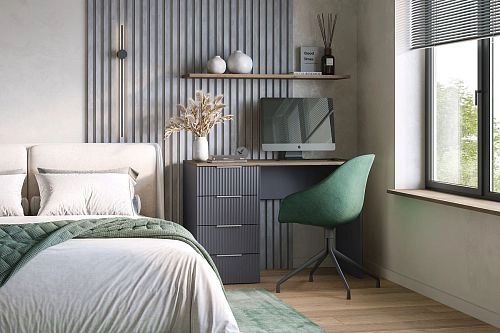 Стол письменный Салерно 2 Графит - фото 1