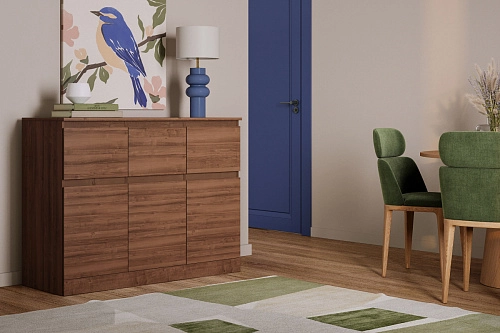 Комод Стефани Мальм-24 Орех Экко - фото 1