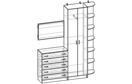Прихожая Горизонт-9М - фото 2
