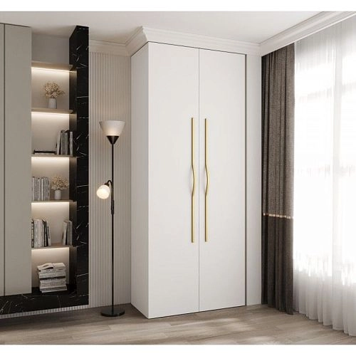 Шкаф распашной Хилтон-3.2 Белый - фото 2