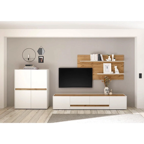 Стенка Анси-5 Белый - фото 2