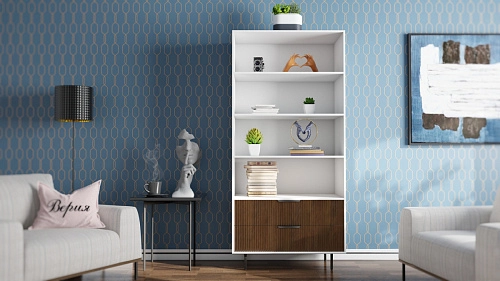 Стеллаж Верия Белый - фото 1