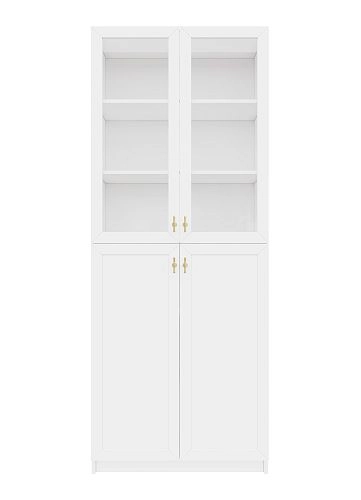 Стеллаж Билли Хелена-21 Белый/Золото - фото 4