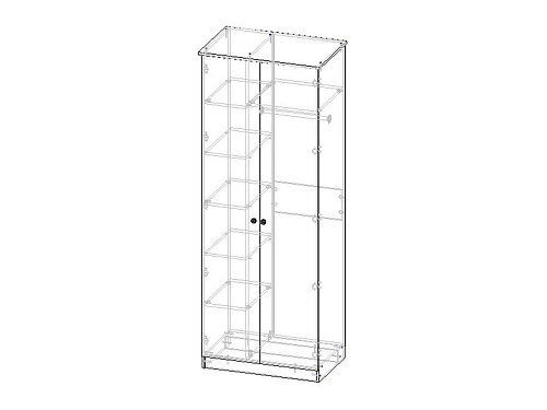 Шкаф распашной Монреаль-2 - фото 3