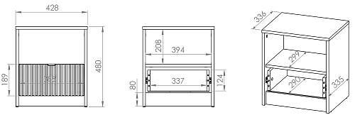Тумба прикроватная Торина - фото 4