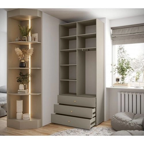 Шкаф распашной Люксор-2.3 Кашемир - фото 3