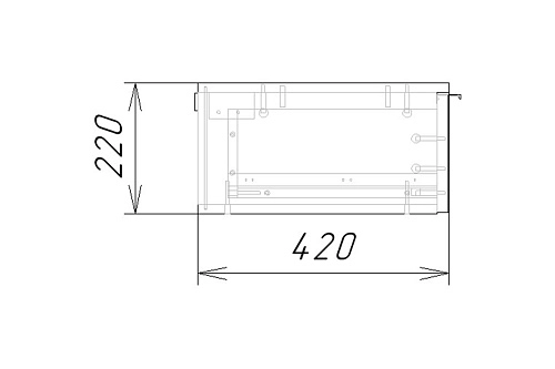 Тумба прикроватная подвесная Салерно NEW 1 Аквамарин - фото 6