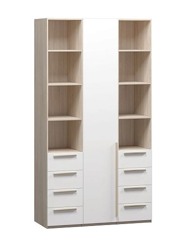 Шкаф распашной Хейсон-28 Белый Дуб Сонома - фото 3