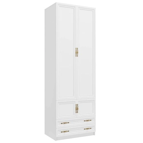 Шкаф распашной Карлос-041 Белый - фото 2