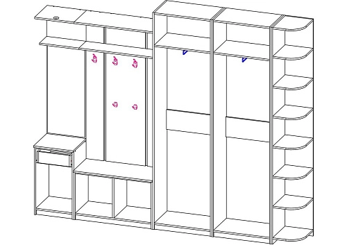 Прихожая Валенсия-7 - фото 3
