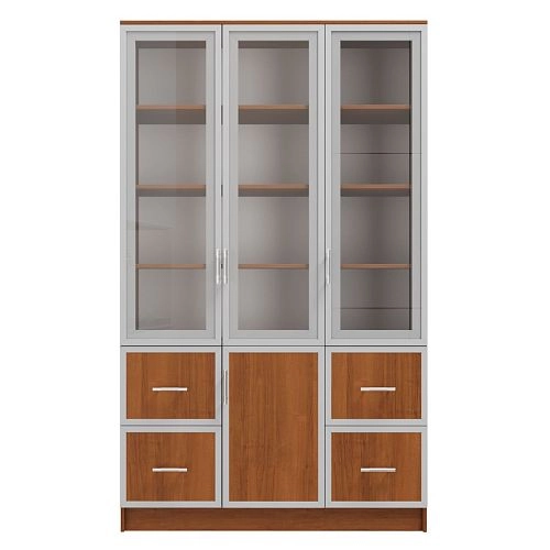 Книжный шкаф Альма-19 Орех Экко - фото 3