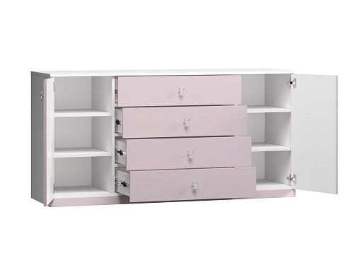 Комод Банни-3 Розовый Лайт - фото 5