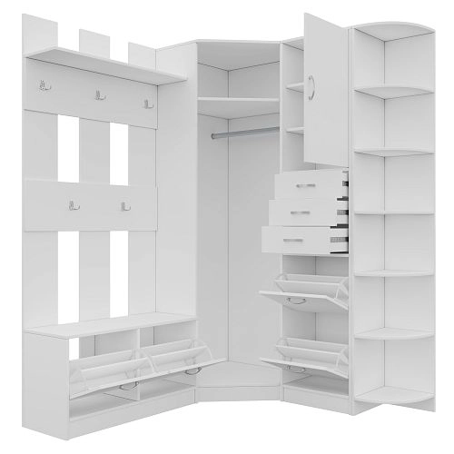 Прихожая Ольга-13 Белый - фото 2