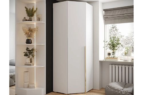 Шкаф угловой Мори-2 Белый - фото 1