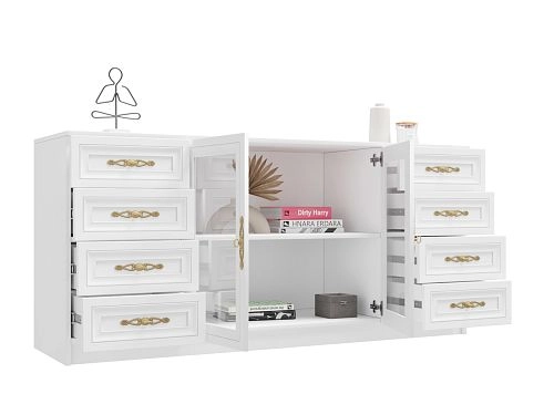 Комод Карлос-082 Белый - фото 4