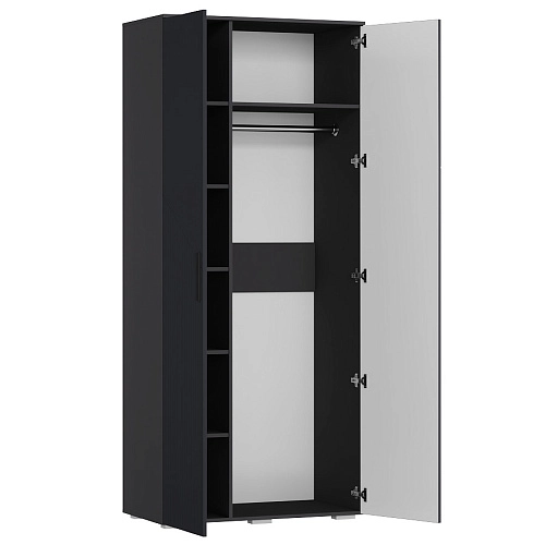 Шкаф распашной Синтра 2 Черный - фото 4