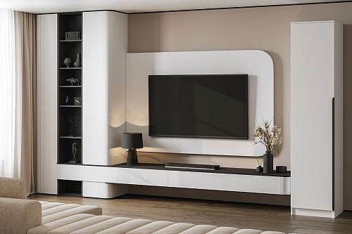 Шкаф распашной Марсель-1 Белый - фото 1