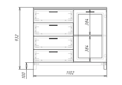 Комод Техас-7 МДФ - фото 4