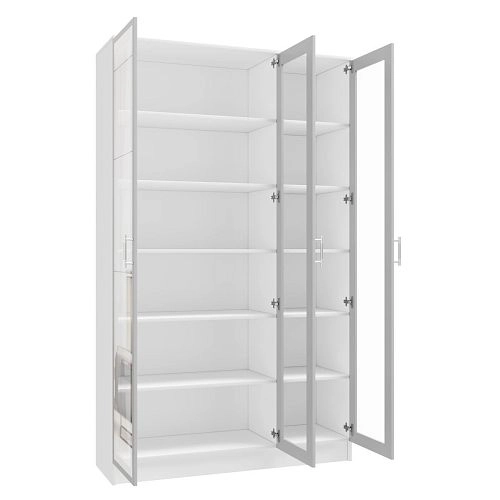 Книжный шкаф Альма-13 Белый - фото 2