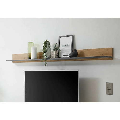 Полка Анси-1 Антрацит - фото 1