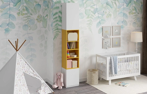 Стеллаж Олли-1 с дверцей Солнечный Свет - фото 1