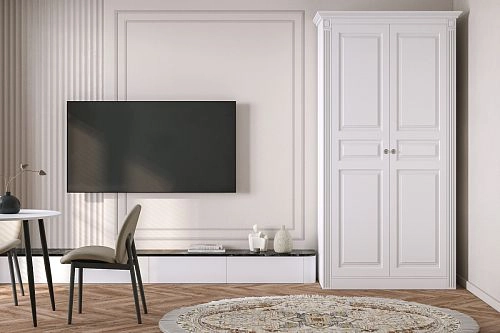 Шкаф распашной Классика Люкс-2.8 МДФ - фото 1