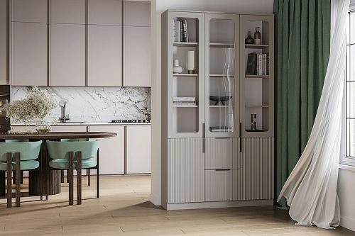 Шкаф для книг Сиена 3.4 - фото 1