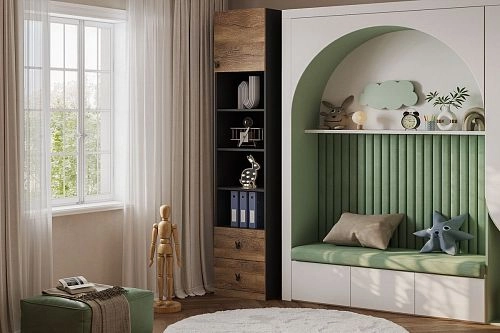 Пенал Банни-3 Дуб Мореный - фото 1