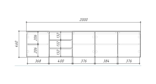 ТВ тумба Алиса 5 Белый - фото 5