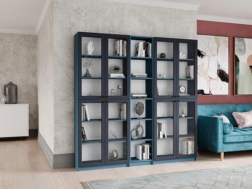 Шкаф для книг Билли Стольмин 30 Деним Супер софт - фото 1