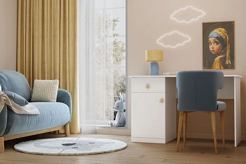 Письменный стол Скарабей-5 Белый - фото 5