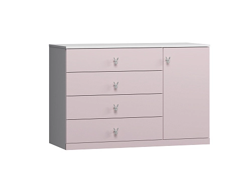 Комод Банни-2 Розовый Лайт - фото 2