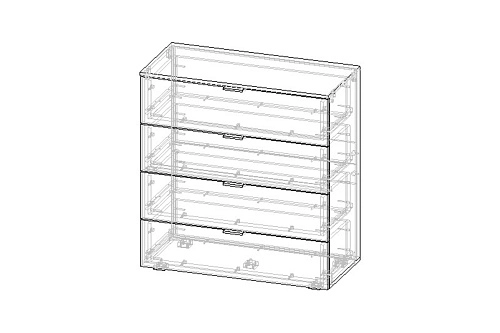 Комод Салерно NEW 4 Кашемир - фото 3