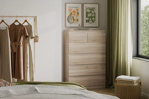 Комод Стефани Мальм-26 Дуб Сонома - фото 1