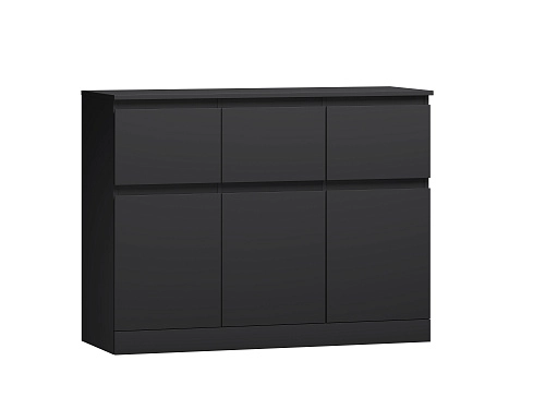 Комод Стефани Мальм-24 Черный - фото 2