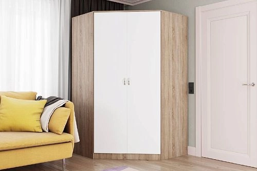 Шкаф угловой Стильный-2У Дуб Сонома - фото 1